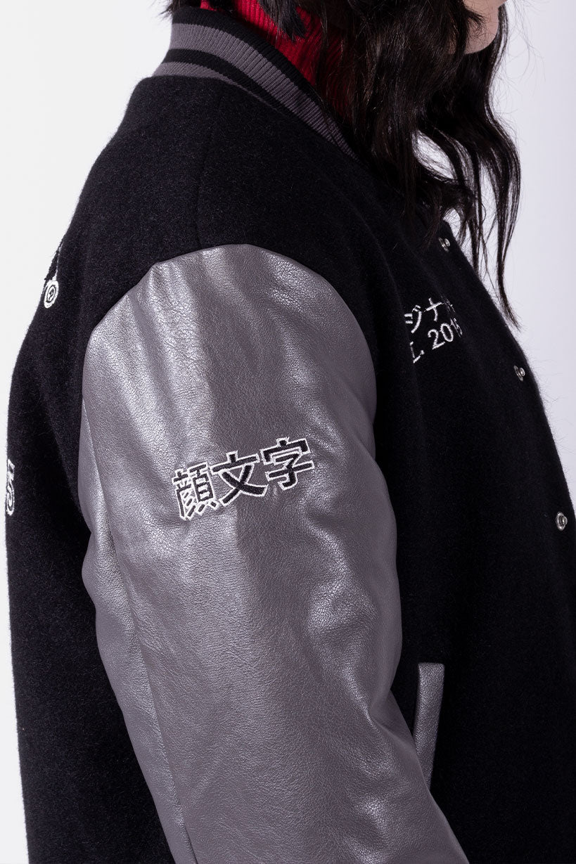 Anniversary Grey • Vegan Leather Varsity Jacket [LIMITED EDITION] - Image 7