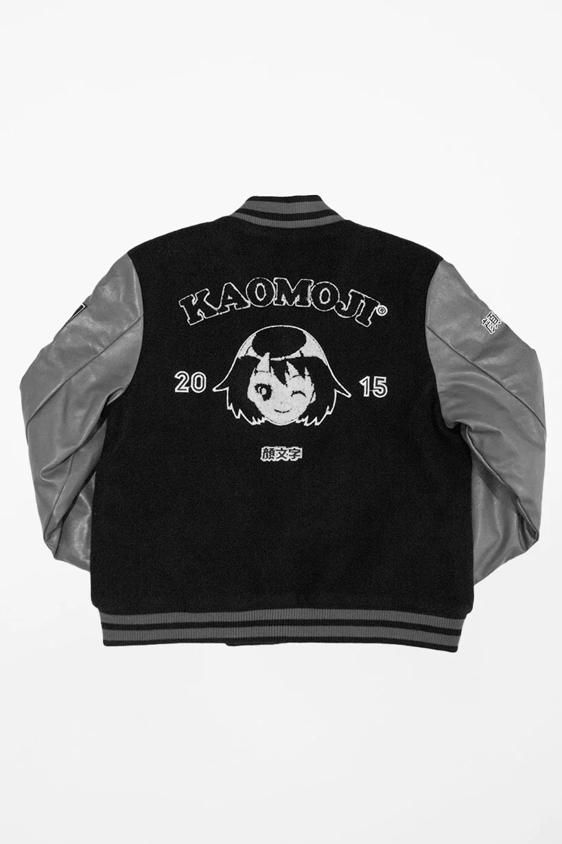 Anniversary Grey • Vegan Leather Varsity Jacket [LIMITED EDITION] - Image 9