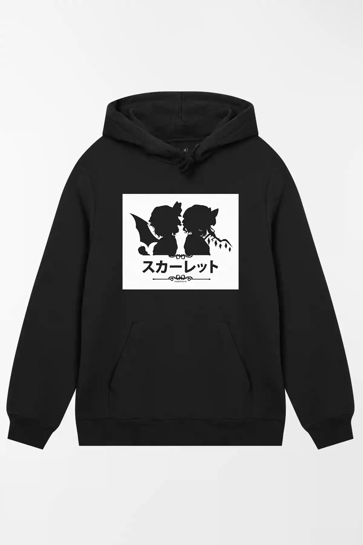 Bad Apple Rectangle • Touhou Hoodie Black