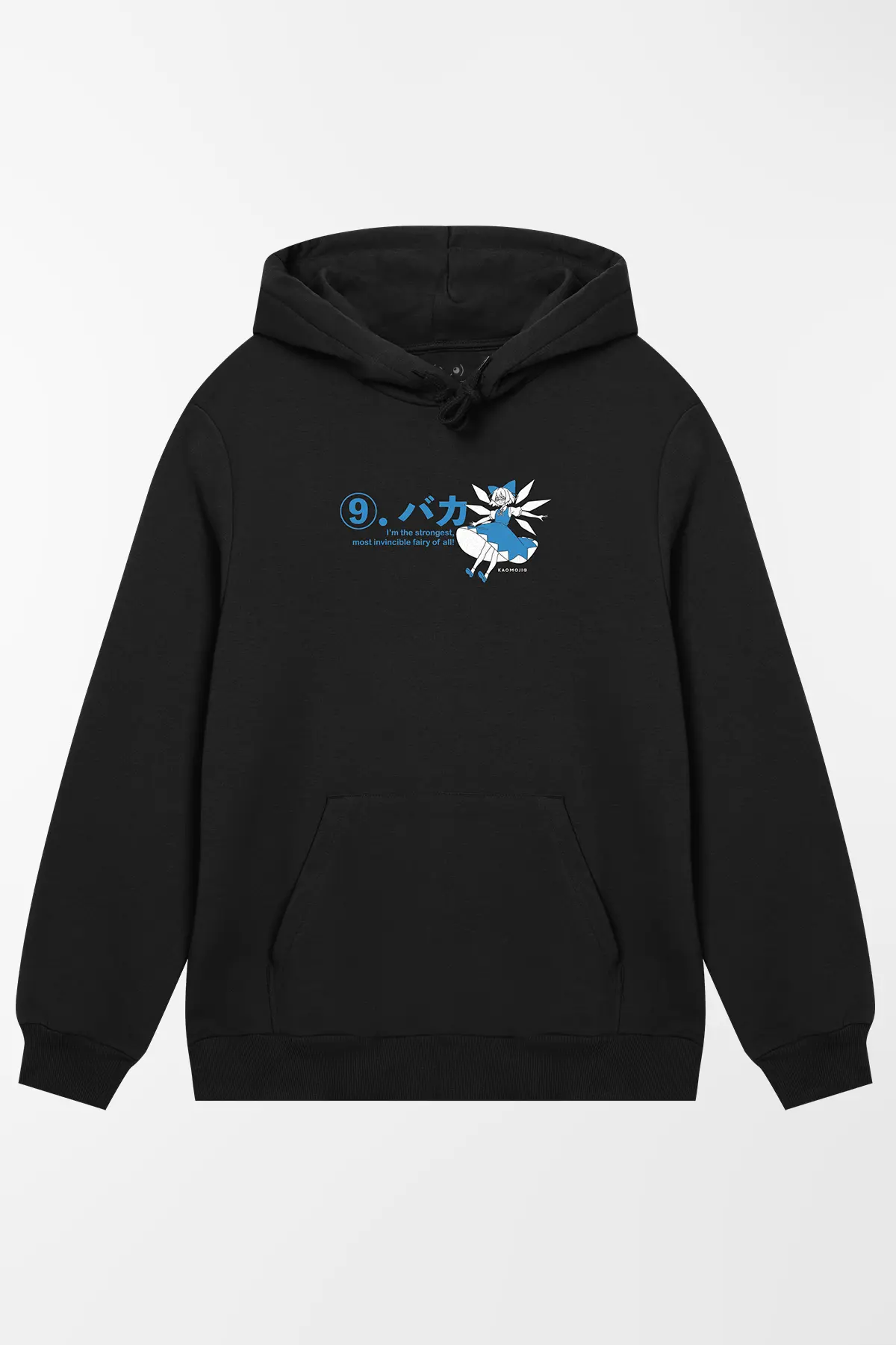 Cirno 9 Fairy • Touhou Hoodie Black