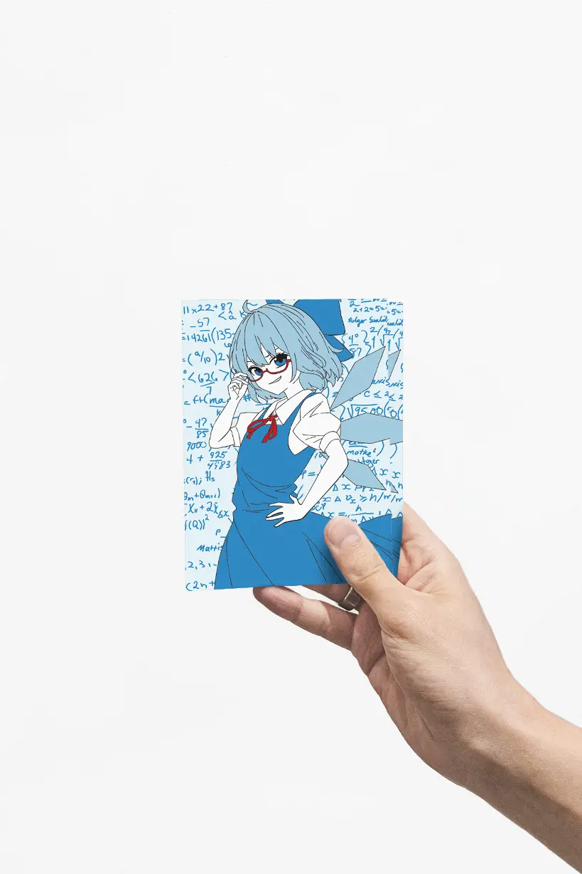 Cirno's Perfect Math Class • Art Print - Image 6