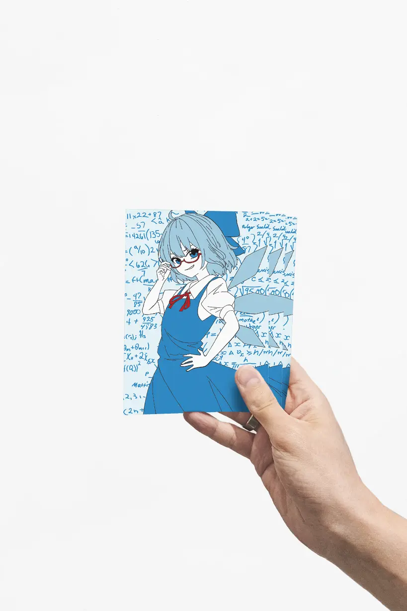 Cirno's Perfect Math Class • Art Print - Image 7