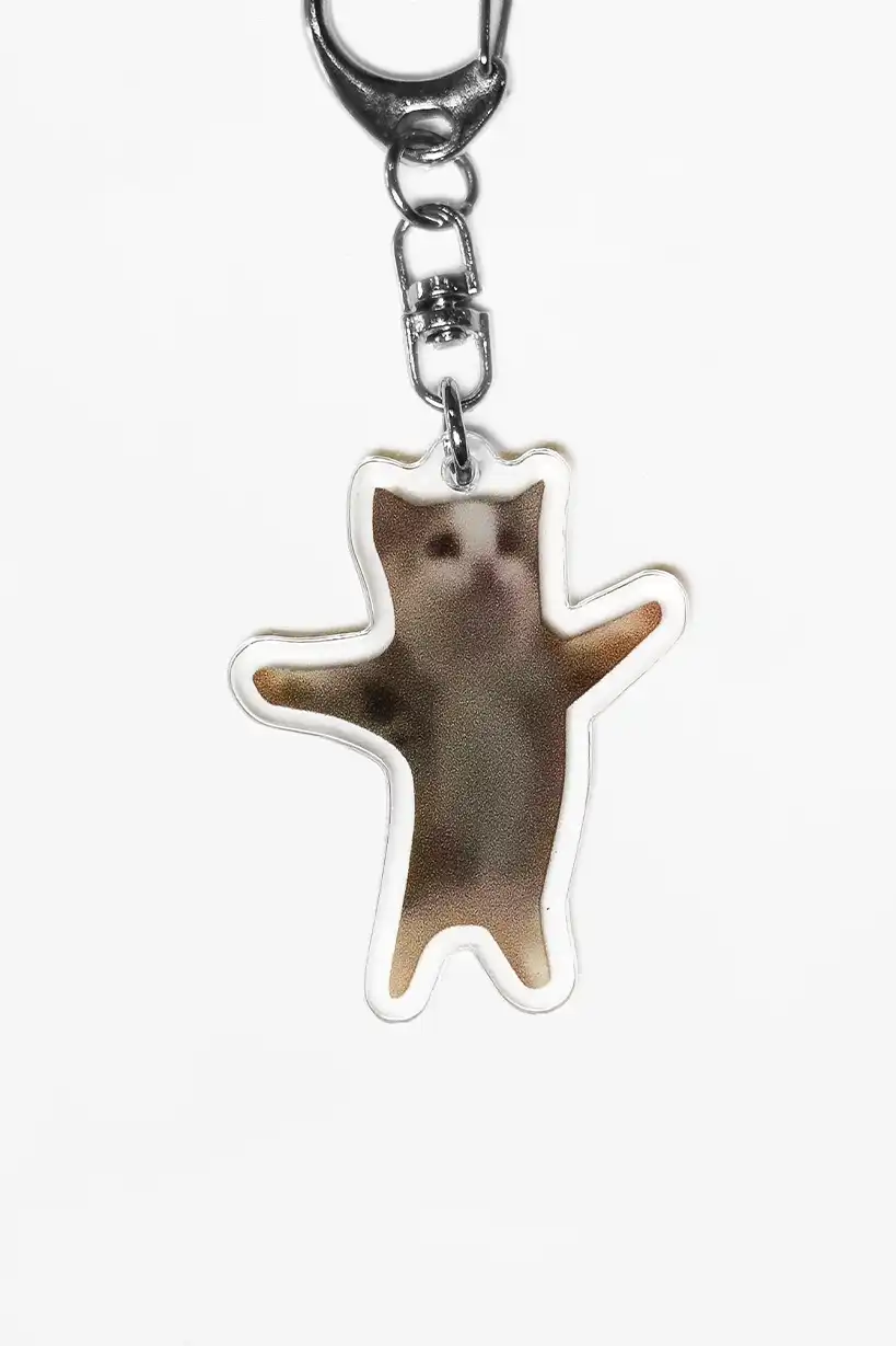 Happy Cat and El Gato Cat • Keychain Acrylic - Image 3
