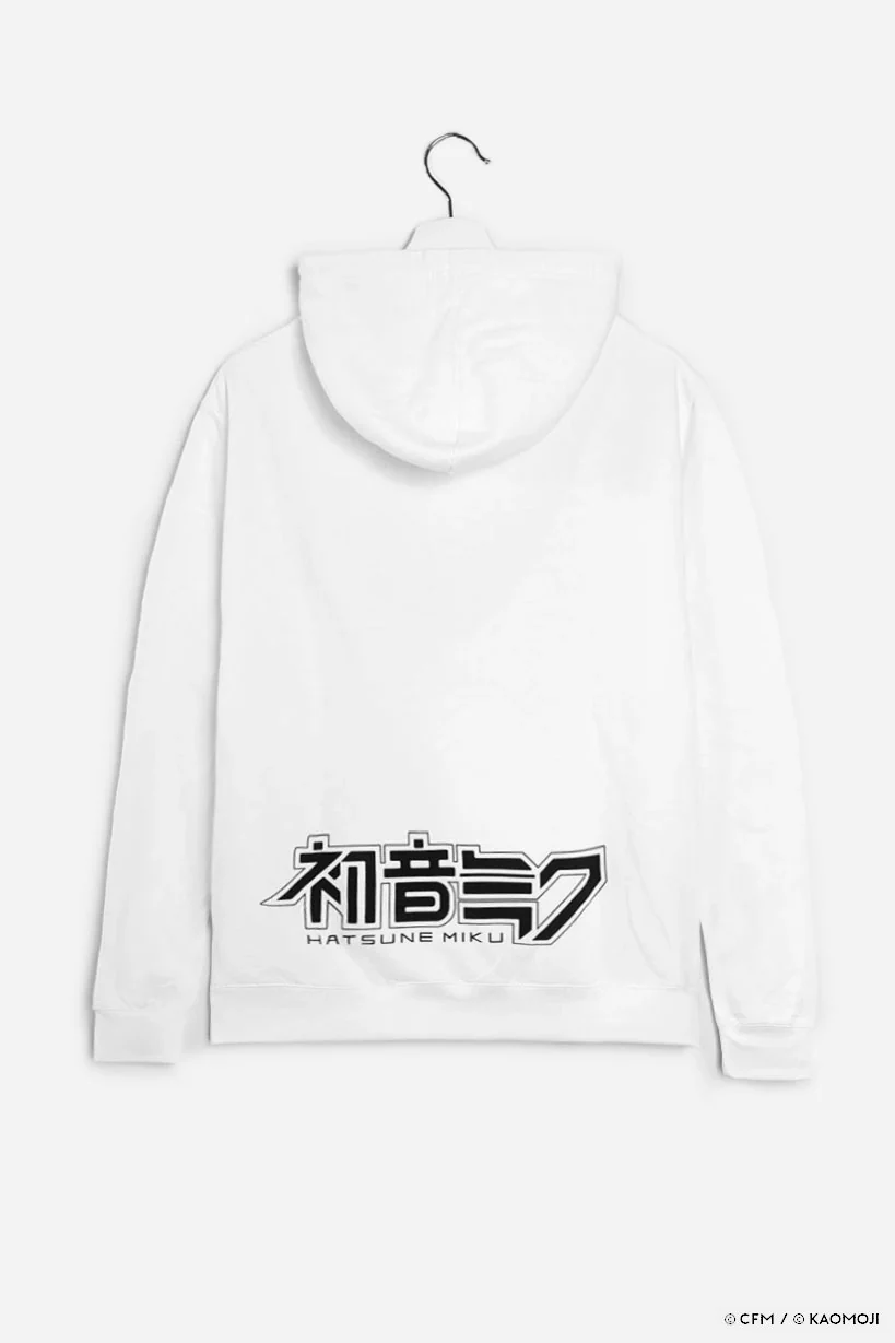 Hatsune Miku • Hoodie White - Image 3