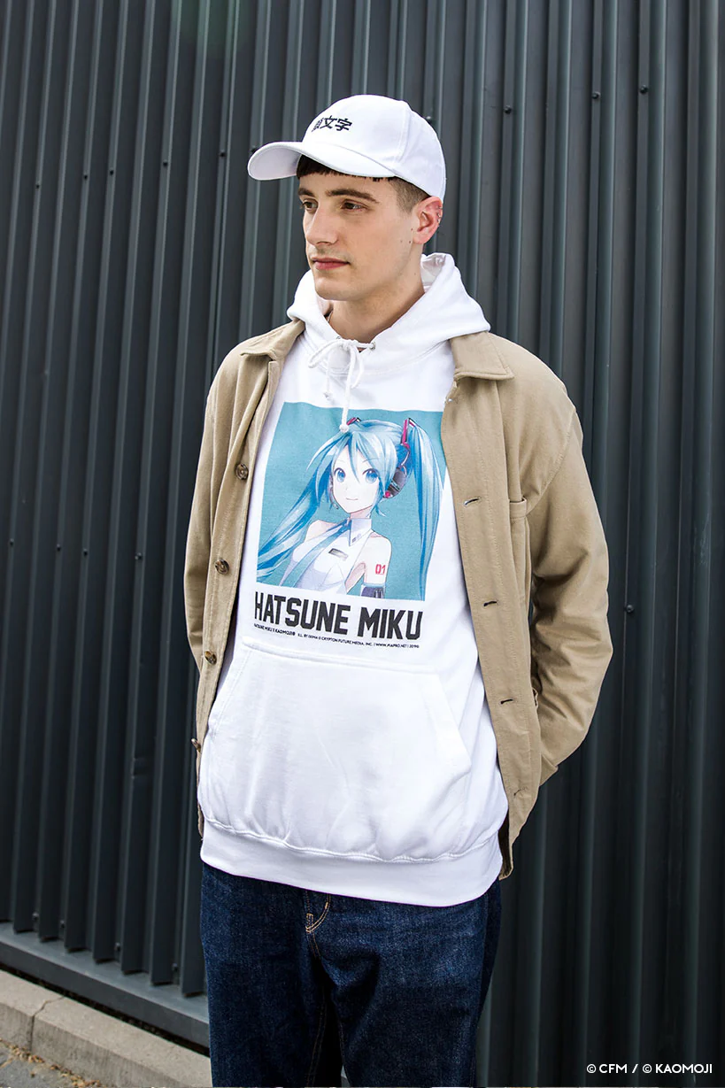 Hatsune Miku • Hoodie White - Image 6