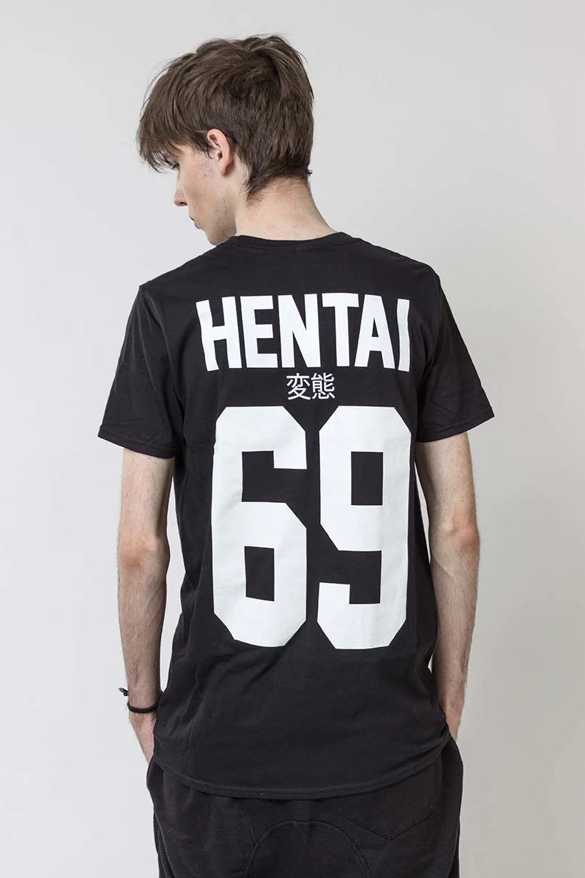 Hentai 69 • T-shirt Black - Image 3