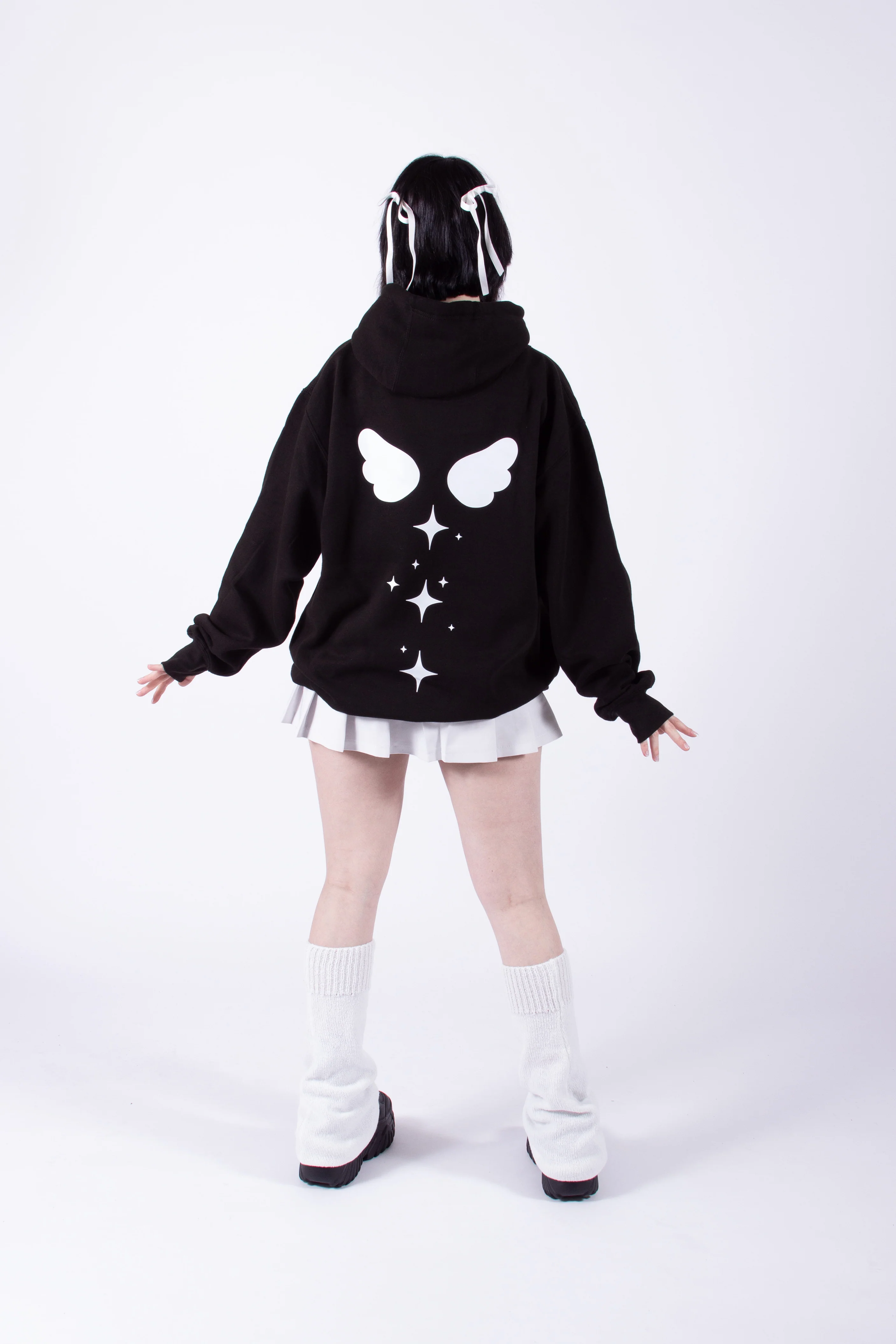 Hikari • Hoodie Black - Image 6