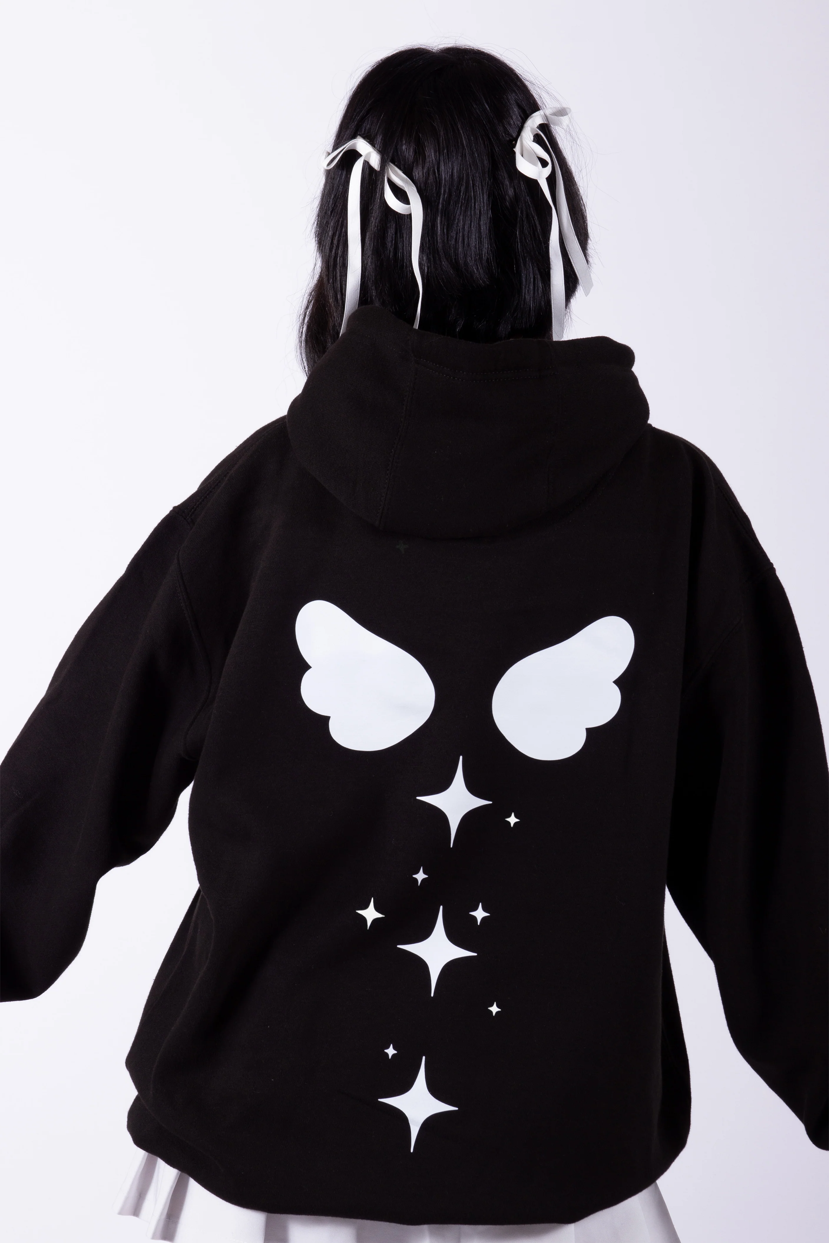 Hikari • Hoodie Black - Image 7