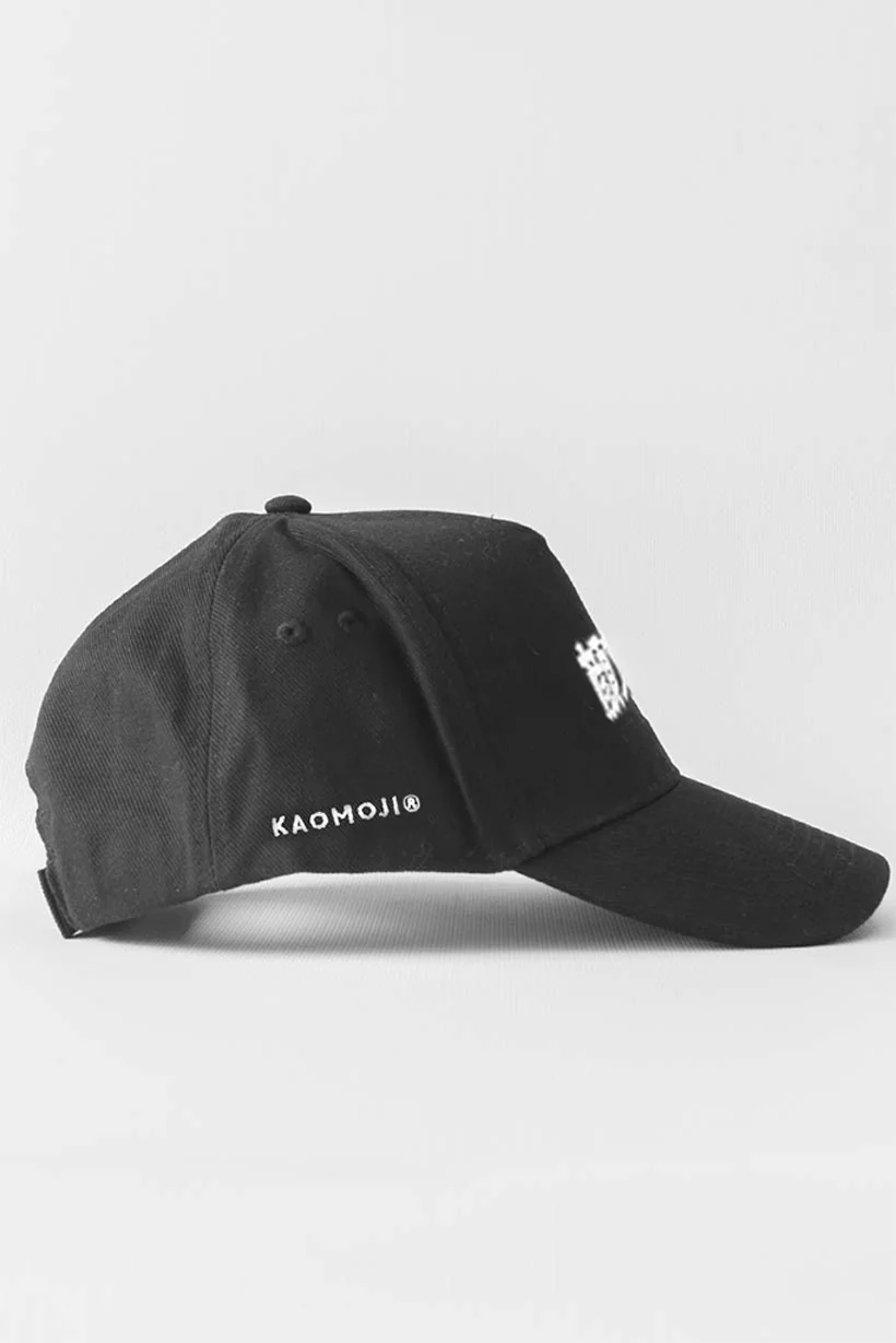 Kanji kaomoji • Cap Black - Image 6