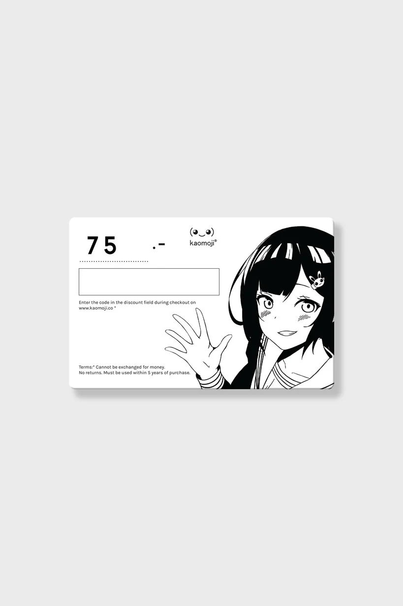 kaomoji Physical Gift Card - Image 4