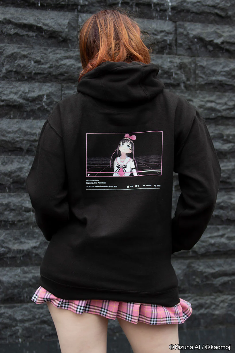 Kizuna AI • Hoodie Black - Image 9