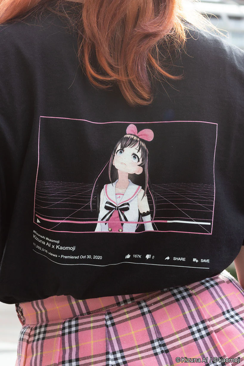 Kizuna AI • T-shirt Black - Image 9