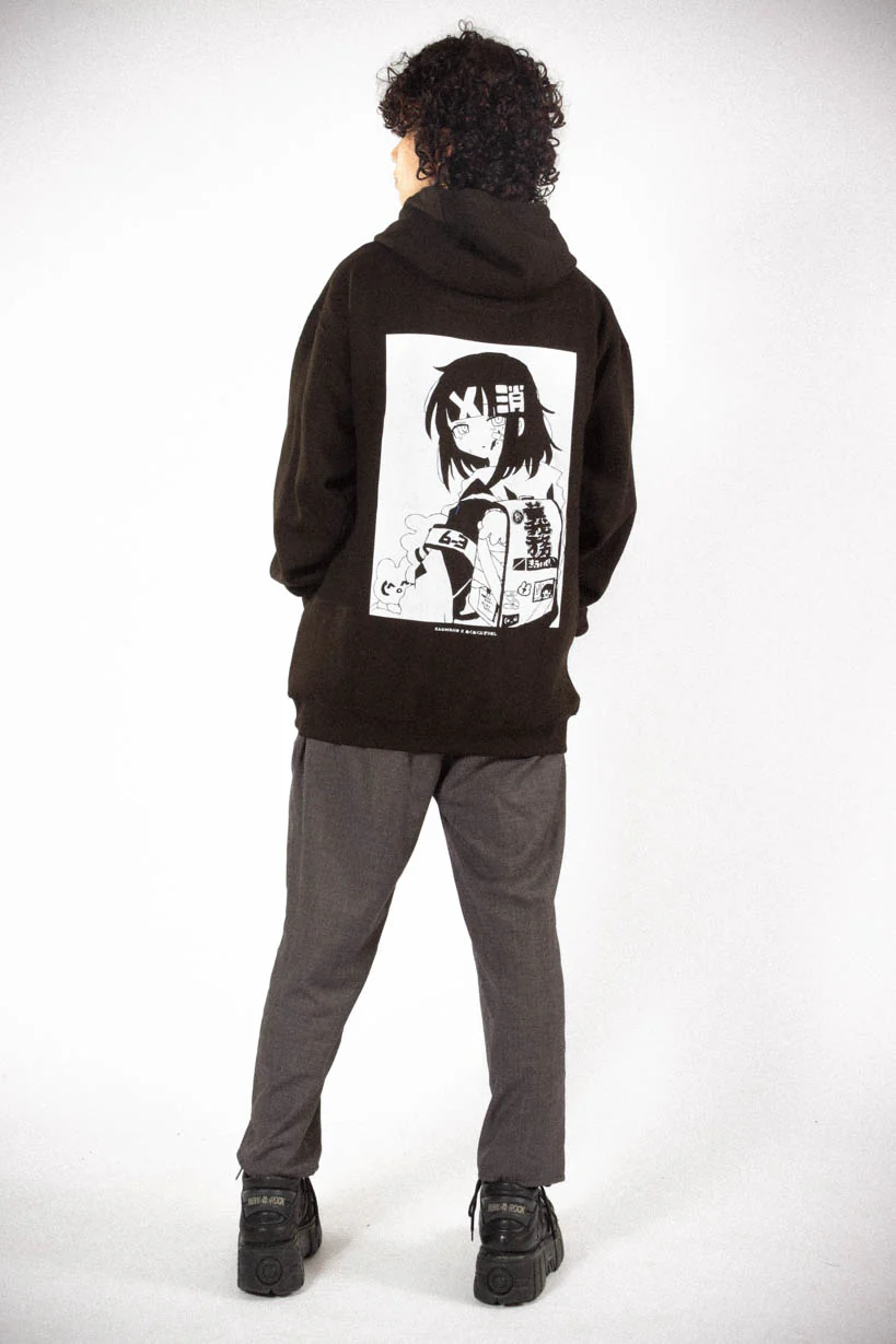 Koukousei • Hoodie Black - Image 8