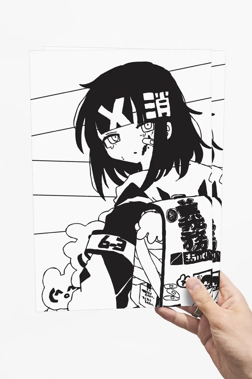 Koukousei Nukunuku Nigirimeshi • Art Print - Image 4