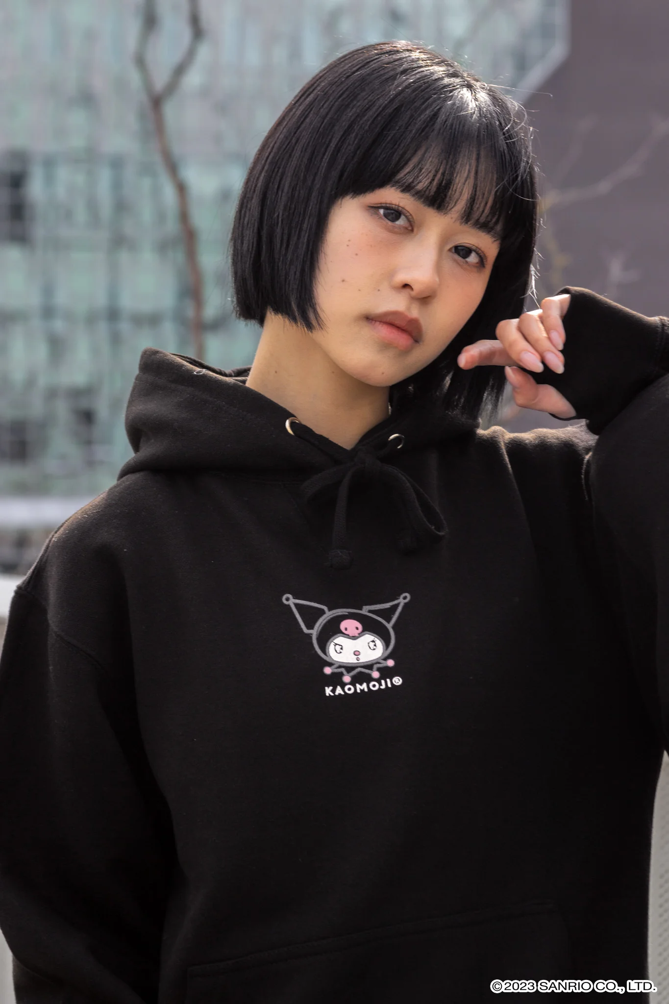 Kuromi • Hoodie Black - Image 3