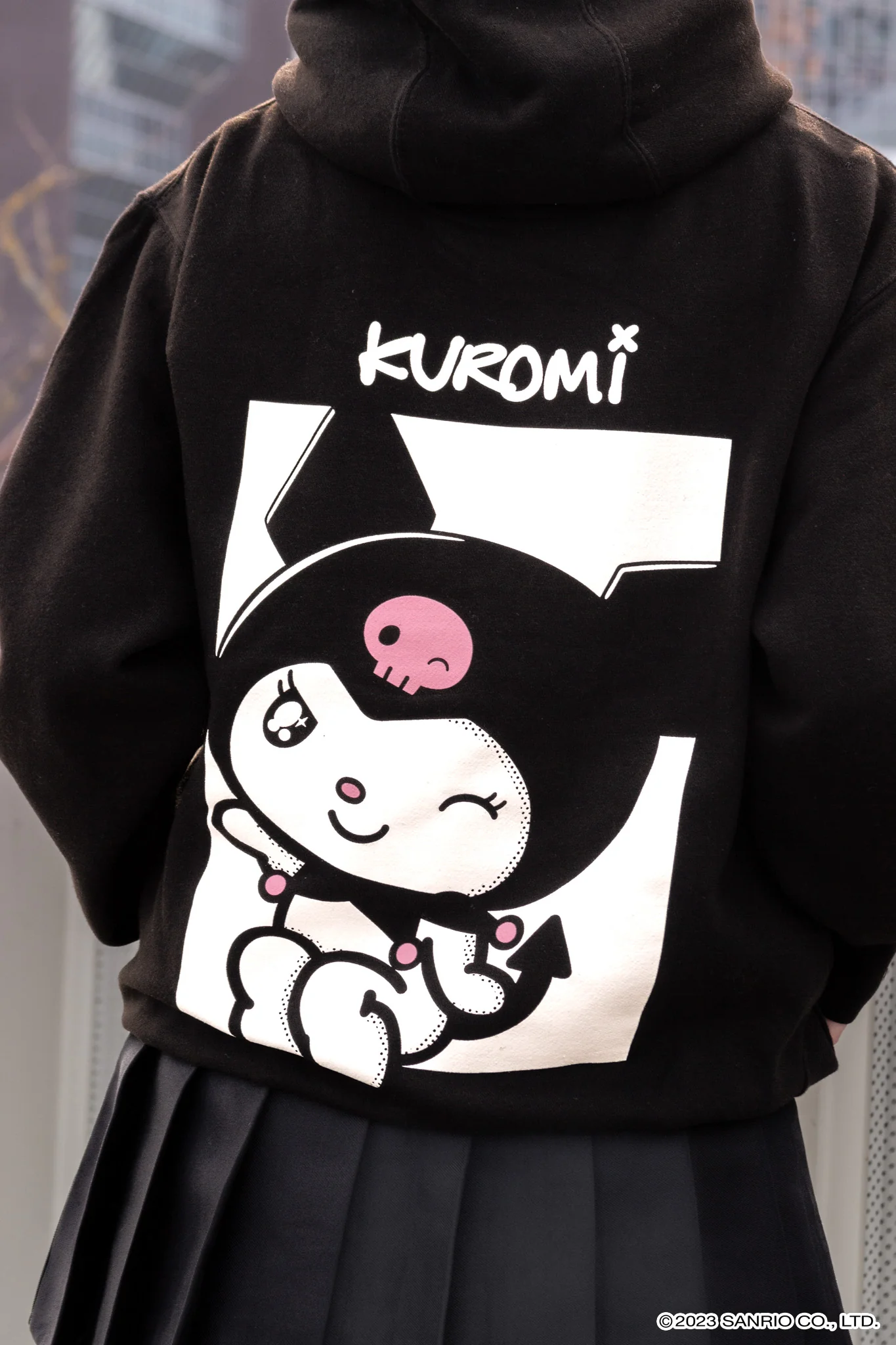 Kuromi • Hoodie Black - Image 7