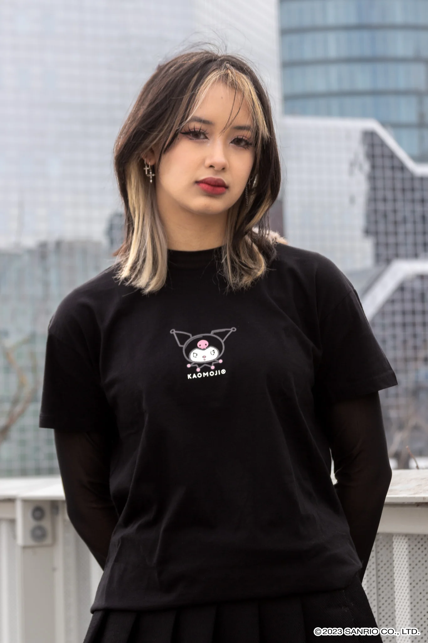 Kuromi • T-shirt Black - Image 4