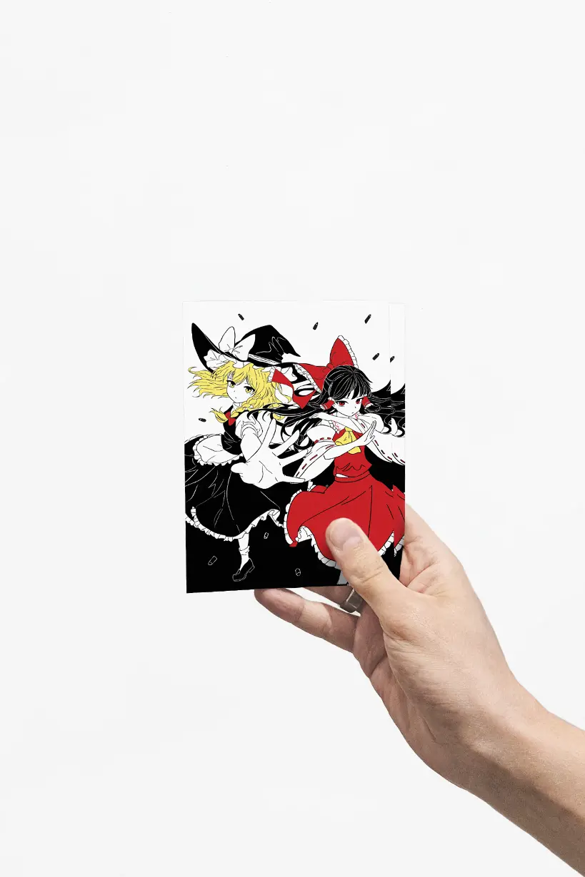 Marisa & Reimu • Art Print - Image 6