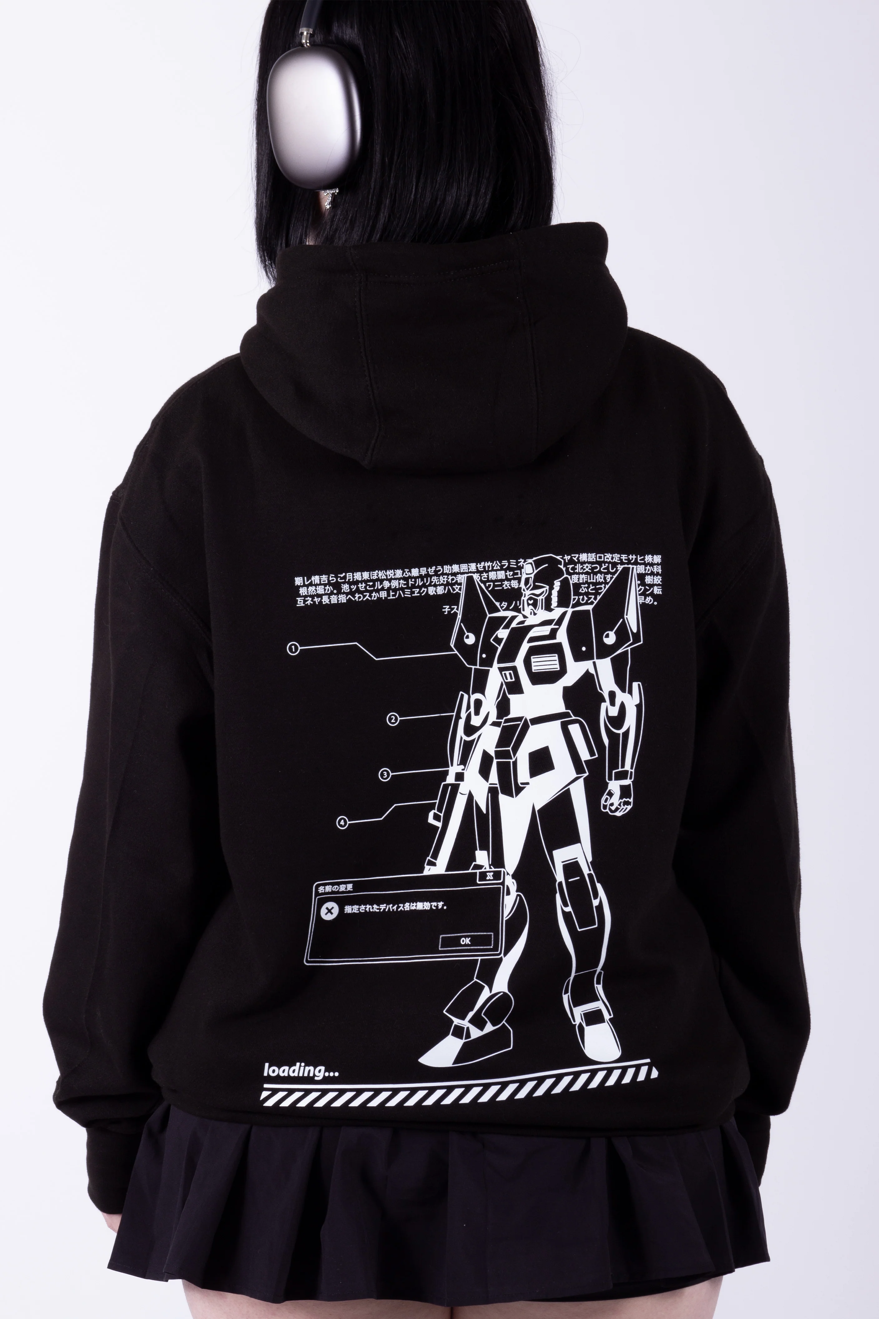Mecha • Hoodie Black - Image 5