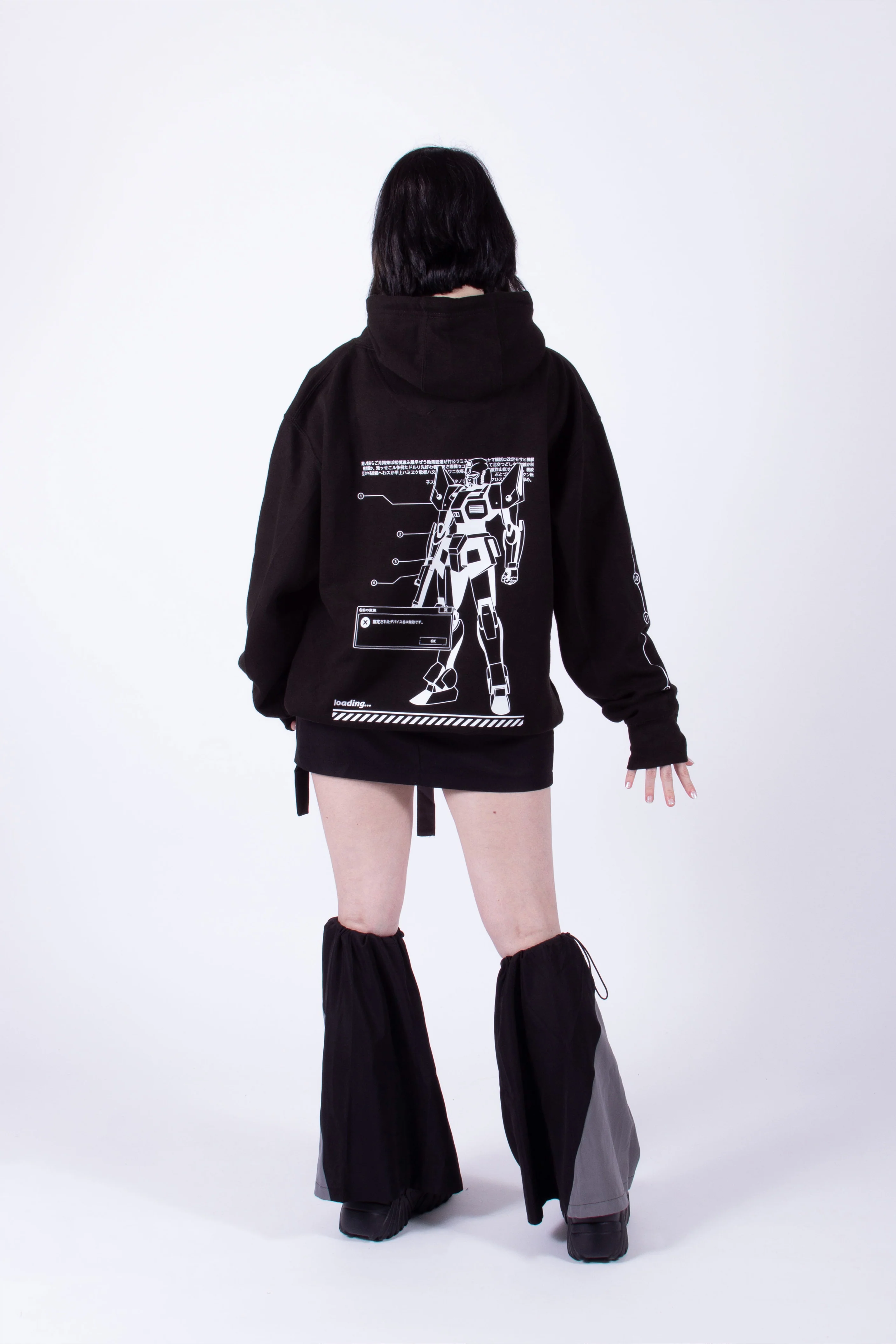 Mecha • Hoodie Black - Image 7