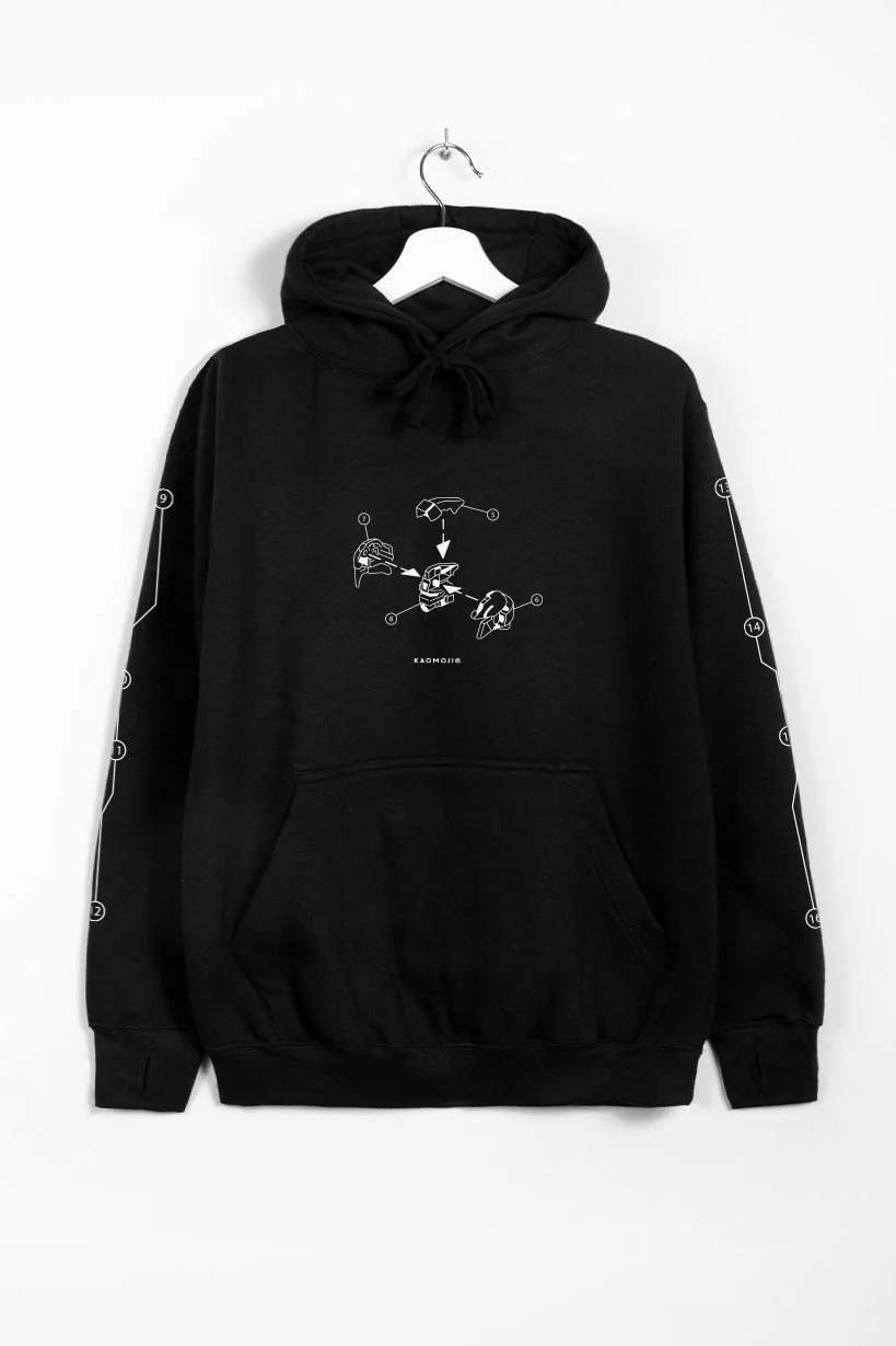 Mecha • Hoodie Black - Image 9