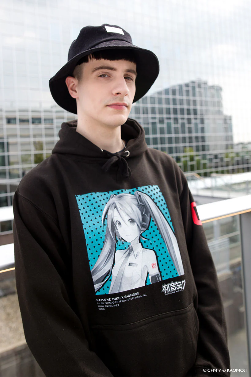 Miku 01 • Hoodie black - Image 5