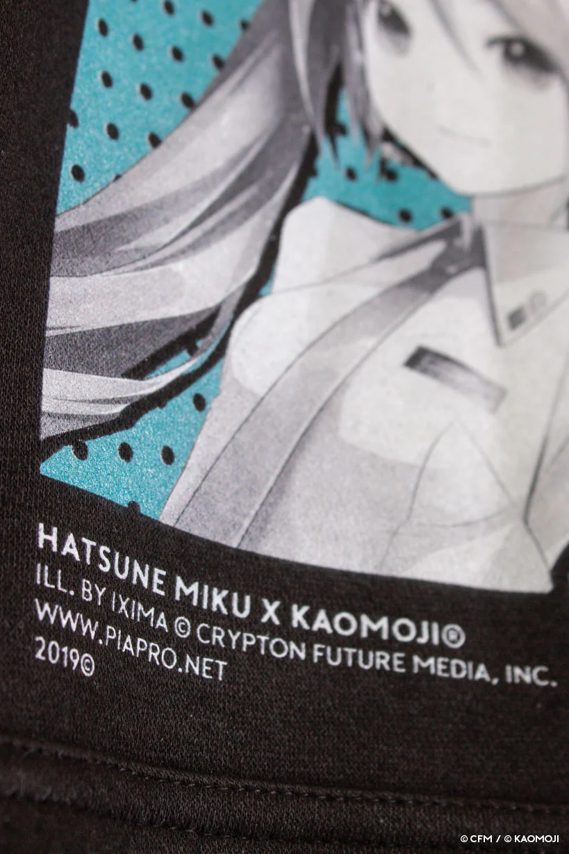 Miku 01 • Hoodie black - Image 7