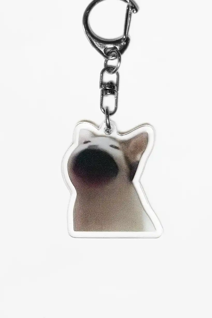 Pop cat and Pouting Cat • Keychain Acrylic - Image 3