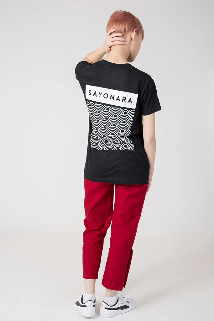 Sayonara • T-shirt Black - Image 7