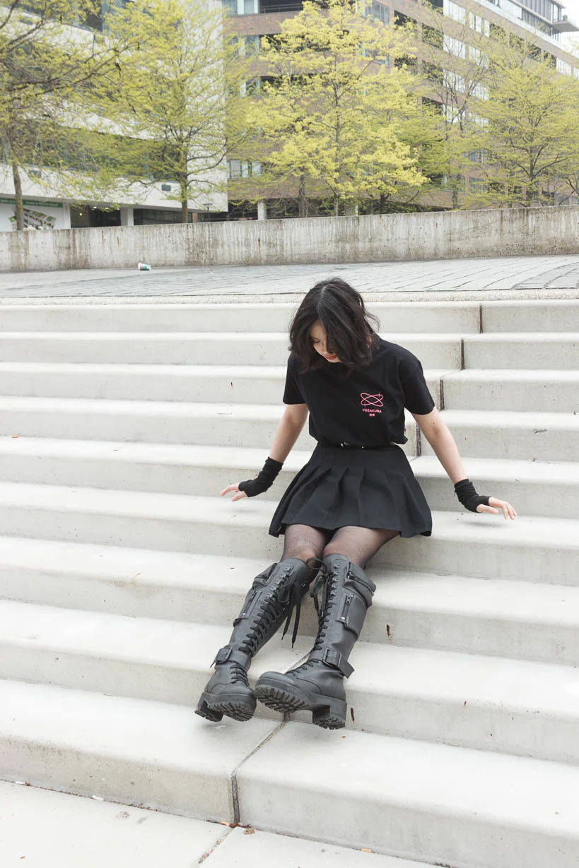 Yozakura • T-shirt Black - Image 3