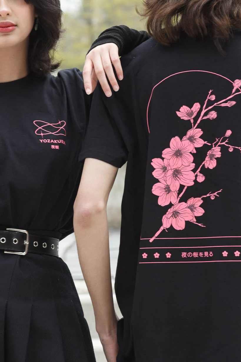 Yozakura • T-shirt Black - Image 6